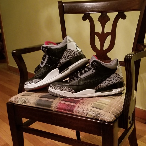 Jordan Black Cement 3 size 13 - Picture 6 of 7